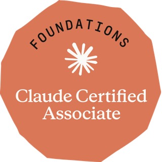 Claude Certified Associate, Foundations badge