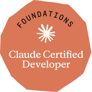 Claude Certified Developer, Foundations badge